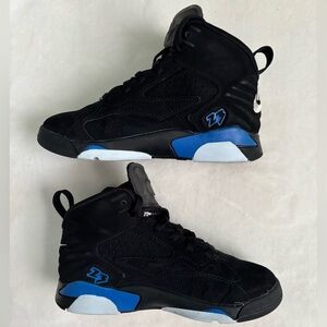 Kid's Jordan MVP Black/Royal Sneakers